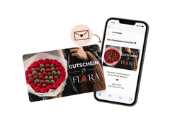 Digitaler FloraSweets Gutschein zum Verschenken per E-Mail