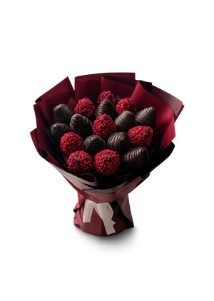 Petit ChocoDream Schoko-Erdbeerstrauß von FloraSweets