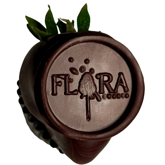 Personalisierte Schokoerdbeeren von FloraSweets